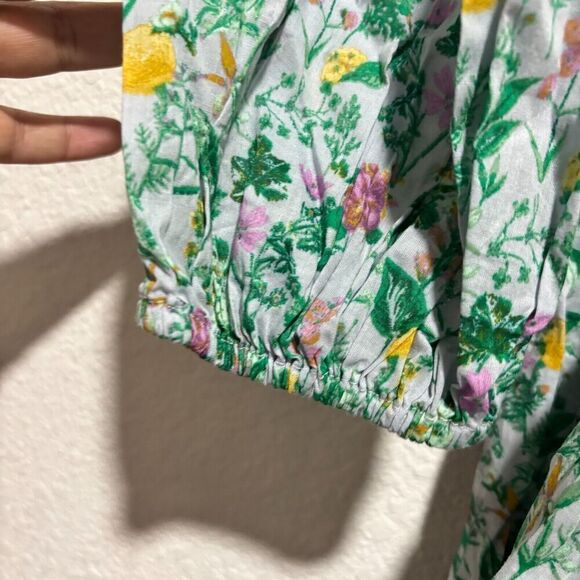 NWT J.Crew Women's Popover Tunic Dress Multicolor Small Winter Garden Floral - Picture 7 of 15